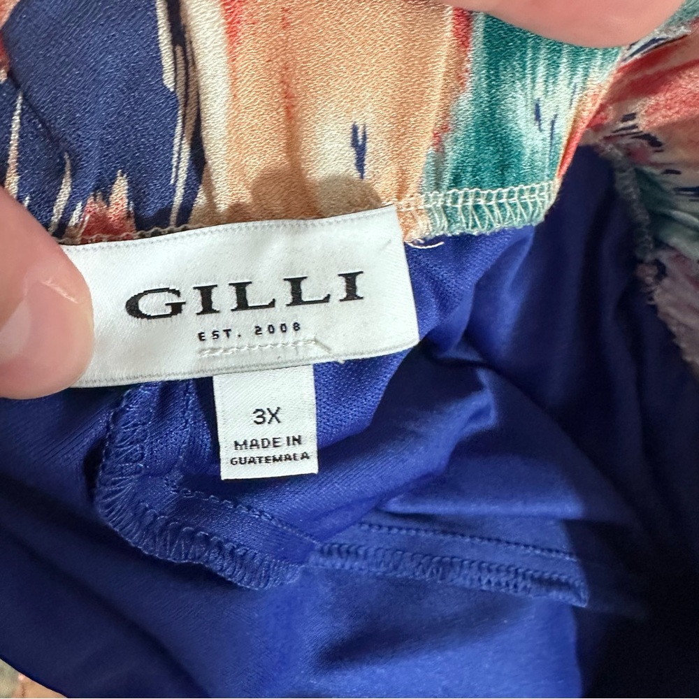 Gilli Colorful Women's Maxi Skirt Size‎ 3X - Picture 4 of 5